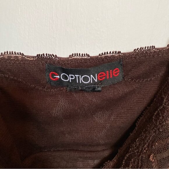 Brown Lace Polka Dot Camisole - Picture 5 of 5